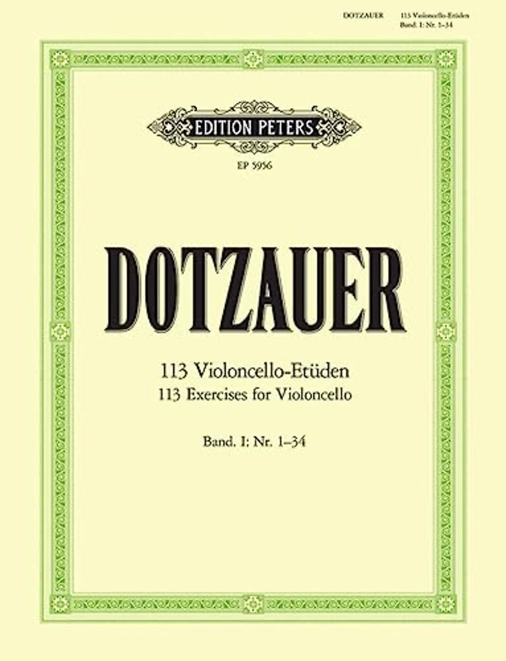 113 Exercises for Violoncello, Book 1