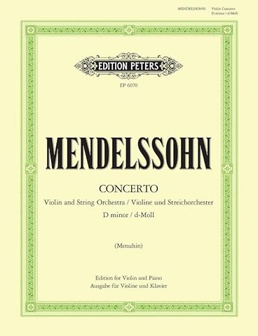 Violin Concerto in D minor MWV O3 (Edition for Violin and Piano)