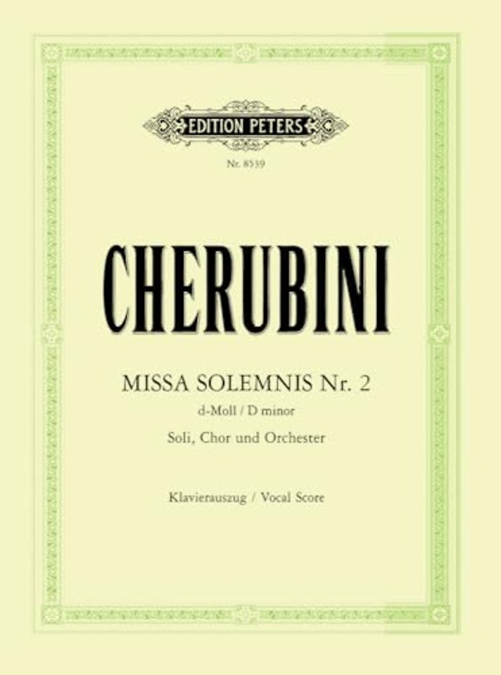 Missa Solemnis in D Minor (Vocal Score)