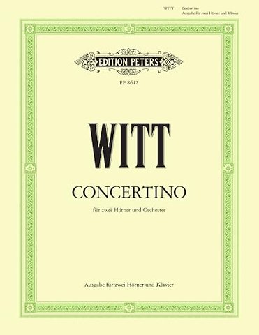 Concertino for 2 horns