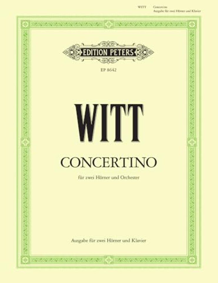 Concertino for 2 horns