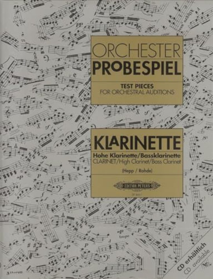 Test Pieces for Orchestral Auditions: Clarinet