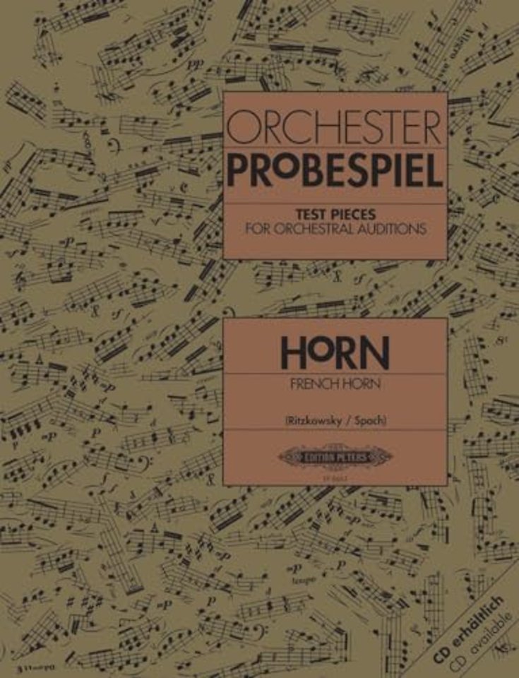 Test Pieces for Orchestral Auditions: French Horn
