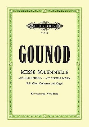 Messe solennelle "St Cecilia Mass" (Vocal Score)