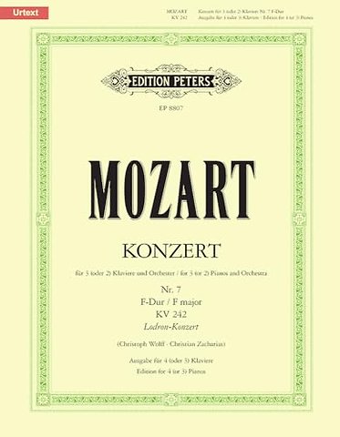 Concerto No. 7 in F for 3 Pianos K242