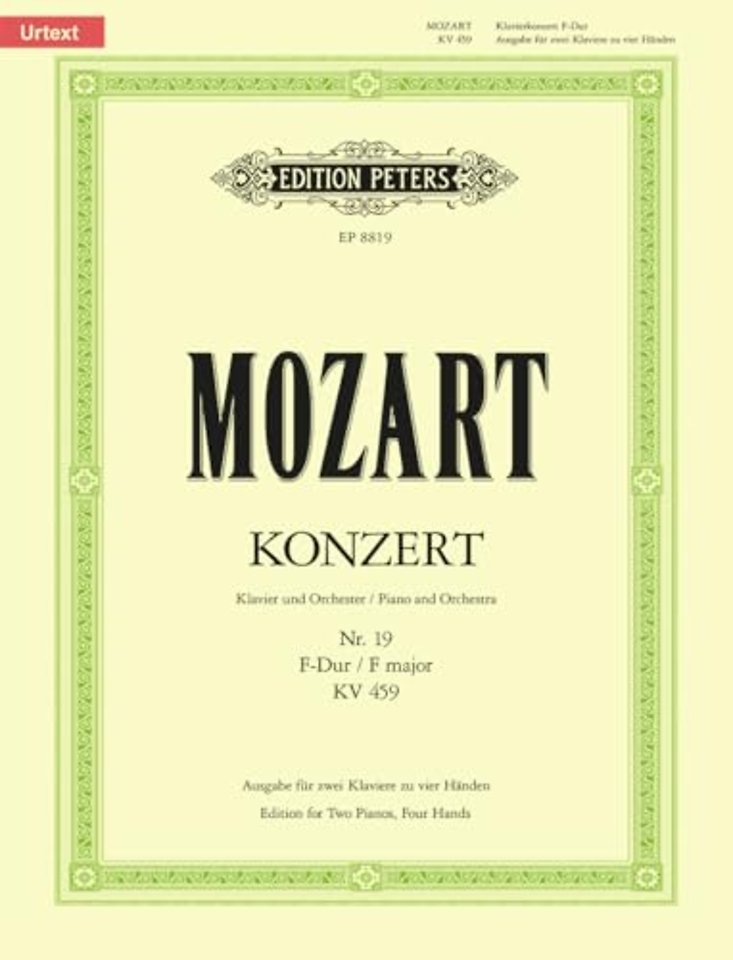 Concerto No. 19 in F K459