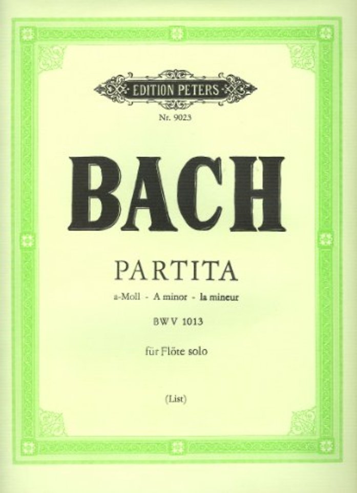 Partita in a minor (Sonata) BWV 1013