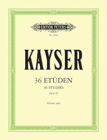 36 Etuden op. 20 fur Violine