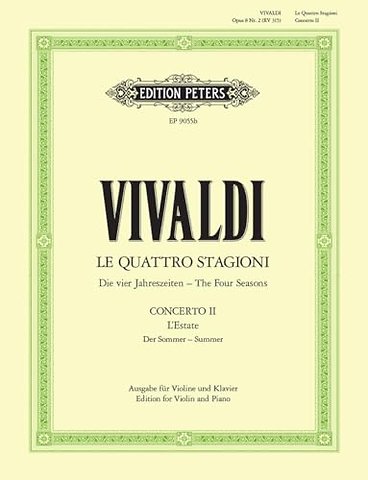 Violin Concerto in G minor Op. 8 No. 2 Summer (Edition for Violin and Piano)