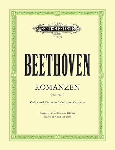 Romances for Violin and Orchestra (Edition for Violin and Piano)