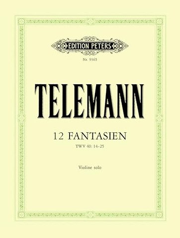 12 Fantasien" TWV 40: 14-25