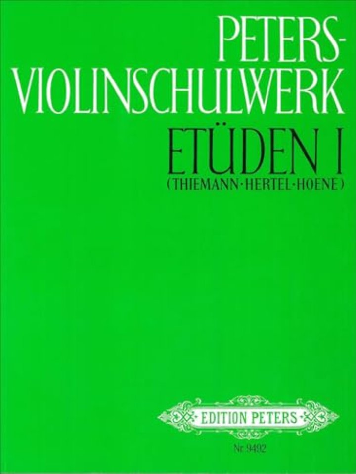 Peters Violin School: Studies, Vol. 1