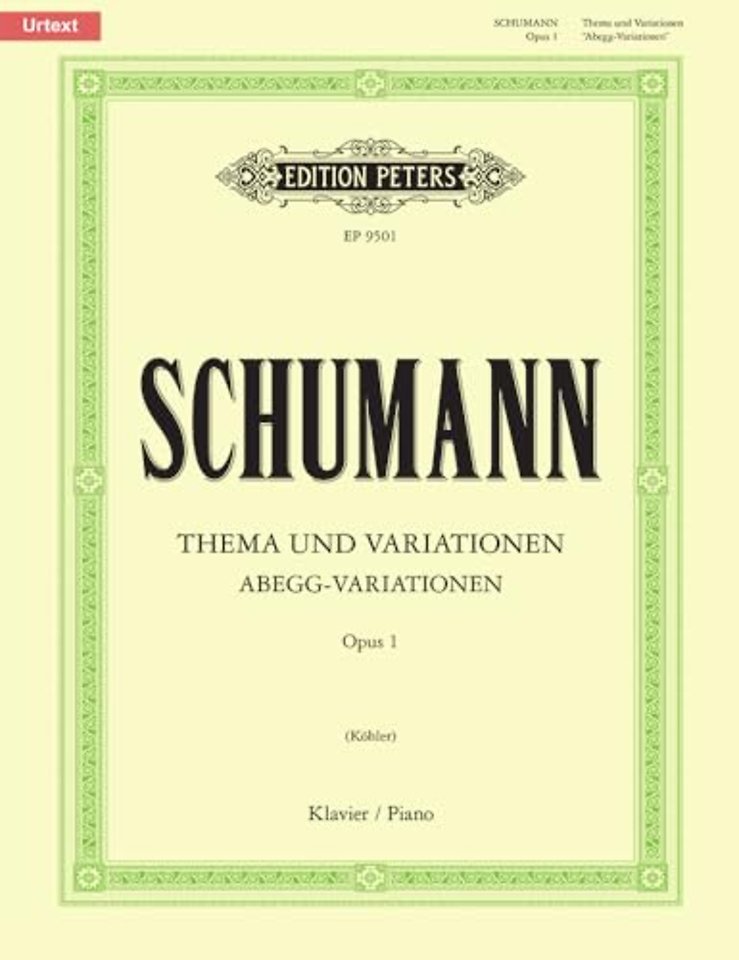 Thema und Variationen: Abegg Variationen Op. 1