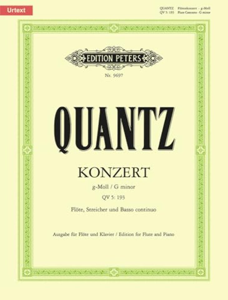 Konzert fur Flote in g-Moll QV 5: 193