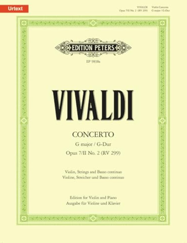 Concerto in G Op.7 Book 2 No. 2, RV 299
