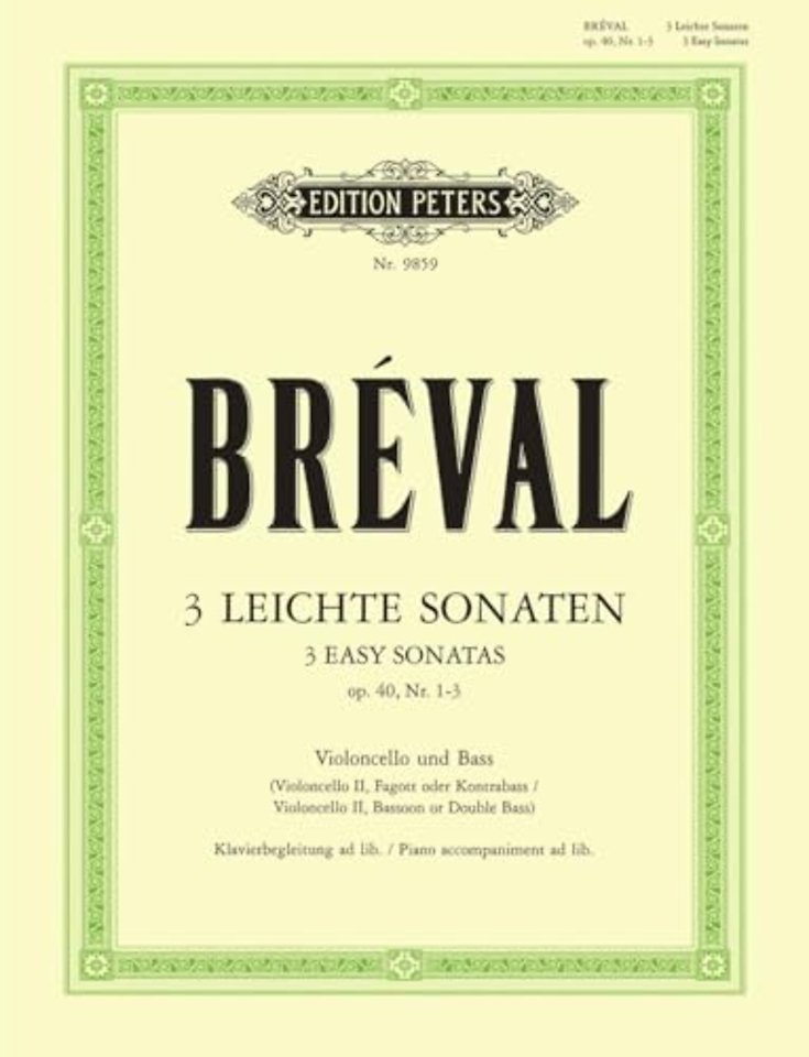 3 Easy Sonatas Op.40 Nos.1-3