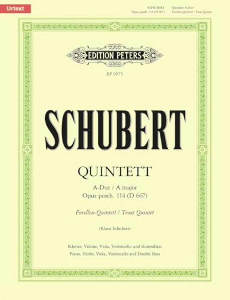 Quintet in A 'Trout' Op.114/D667