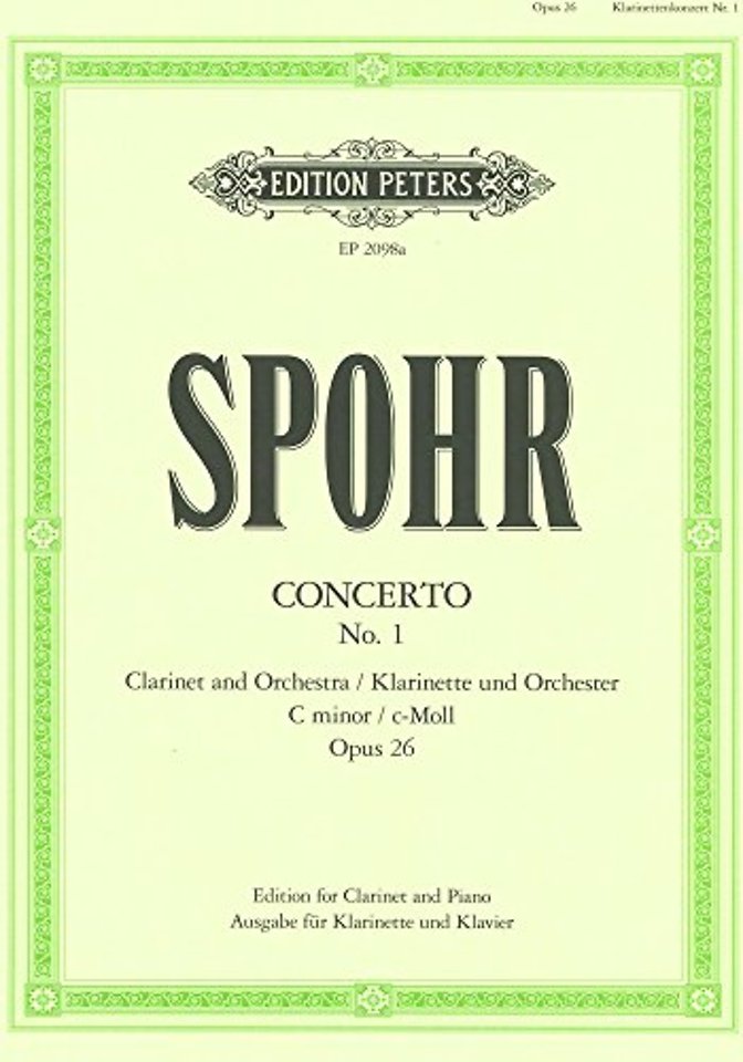 Clarinet Concerto No. 1 in C minor Op.26