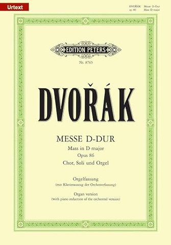 Mass in D Op. 86 (Organ Version with Piano Reduction of Orchestral Version)
