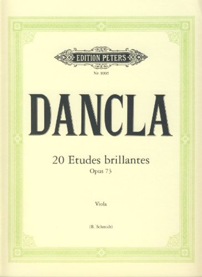 20 Etudes brillantes (Viola), Op. 73