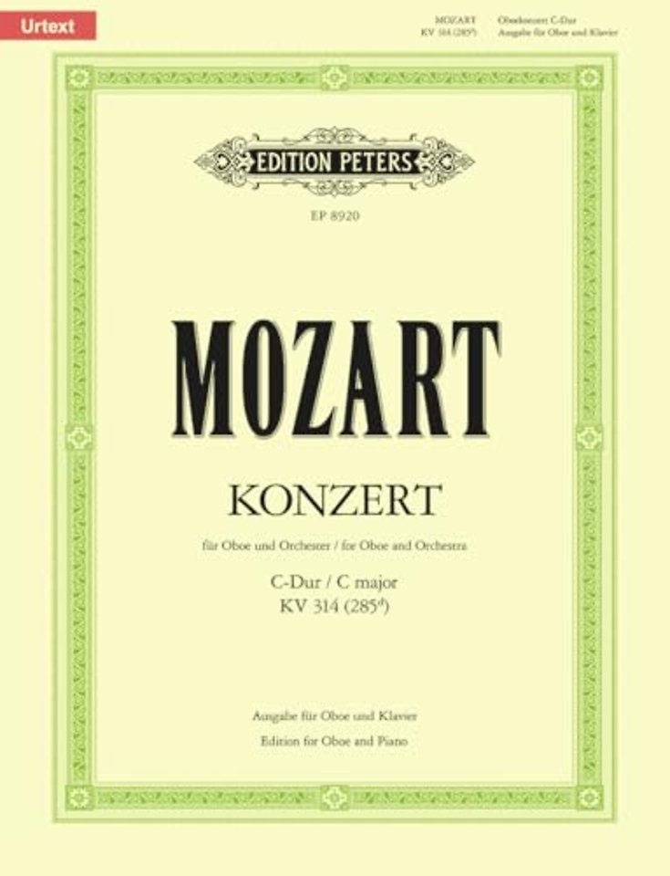 Oboe Concerto in C Major K.314(285d)