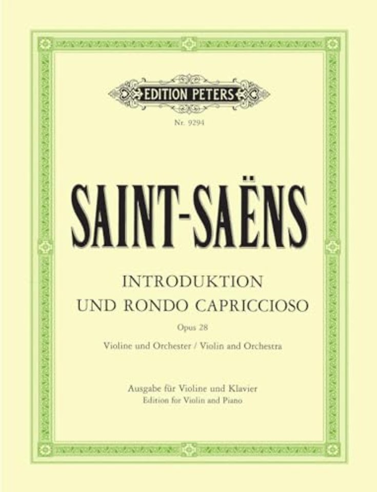 Introduction and Rondo capriccioso Op. 28 (Edition for Violin and Piano)