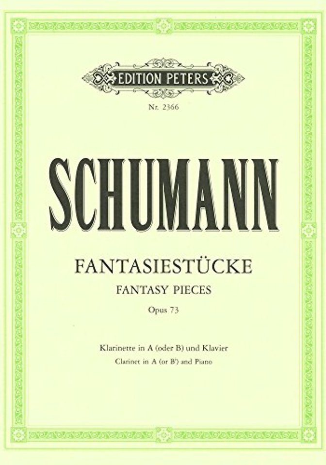 Fantasiestucke op. 73 for Clarinet (in A or B flat) and Piano