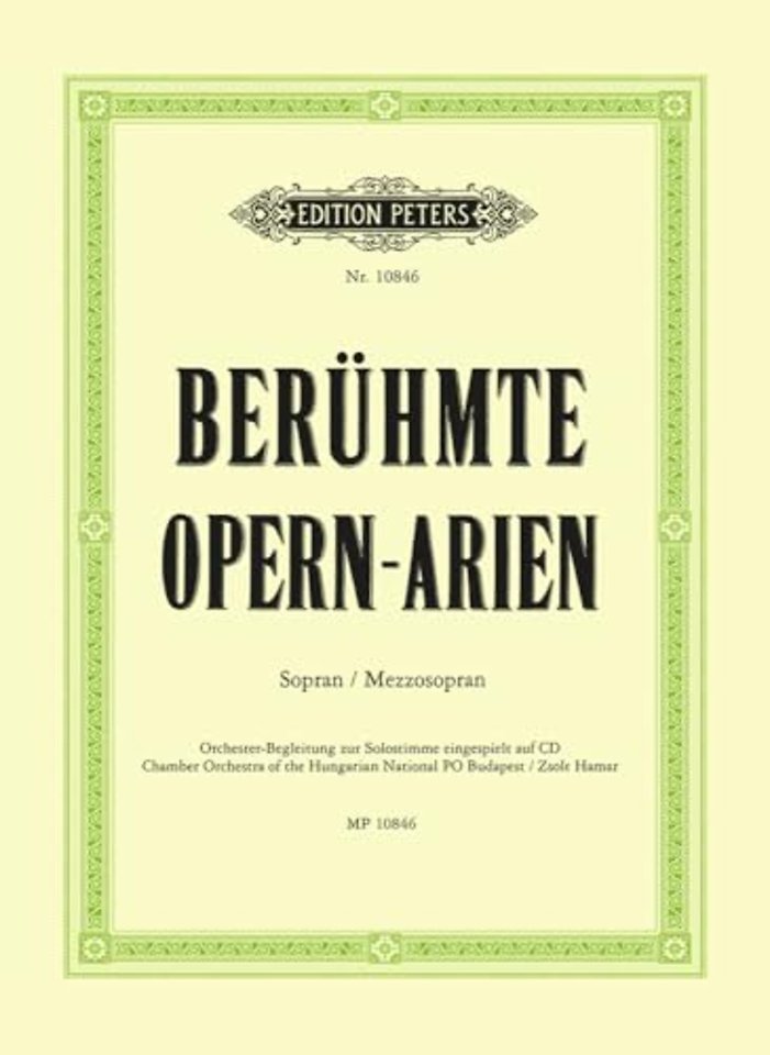 beruhmten Opernarien fur Sopran