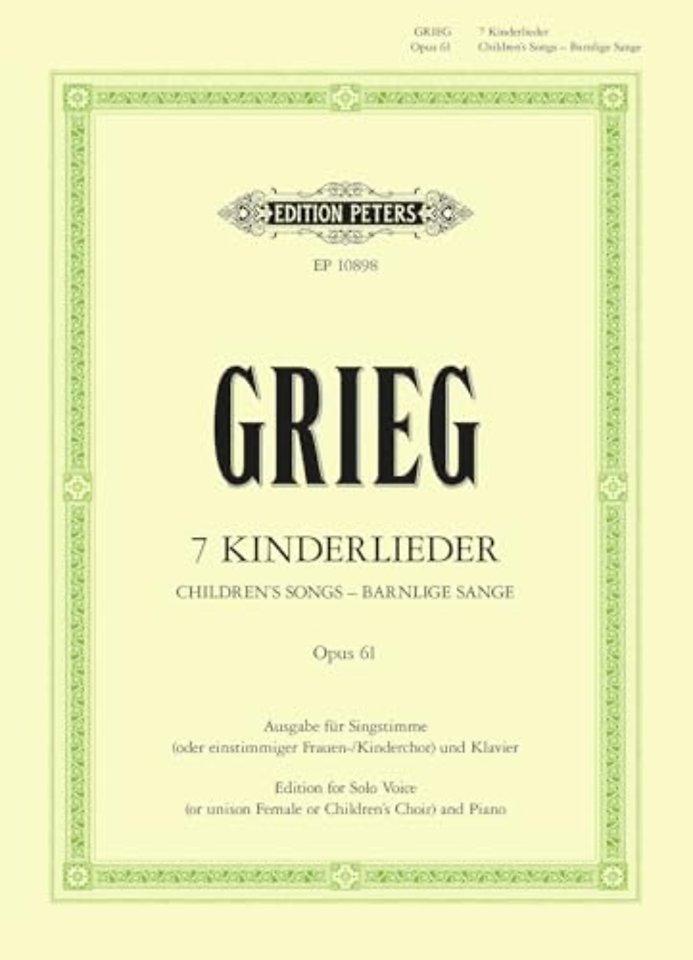 7 Children's Songs Op. 61