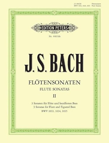 Flute Sonatas, Vol. 2: BWV 1033-1035 for Flute and Continuo