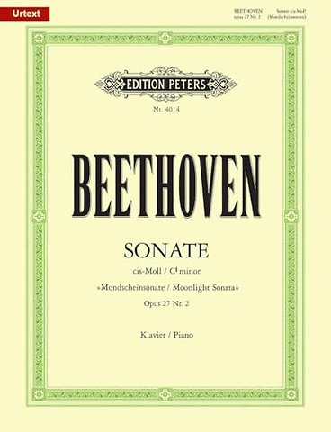 Piano Sonata No. 14 in C-sharp minor Op. 27, No. 2 (Moonlight Sonata)