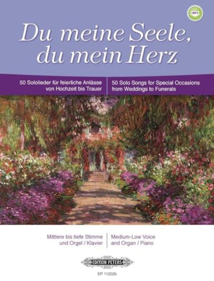 Du meine Seele, du mein Herz (My Heart, My Soul) (Low Voice)