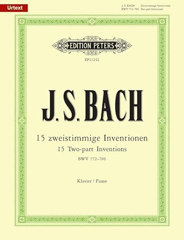 Two-part Inventions BWV 772-786 for Piano