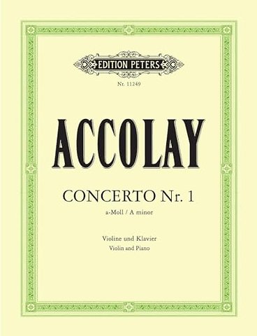 Violin Concerto No. 1 in A minor (Edition for Violin and Piano by the Composer)