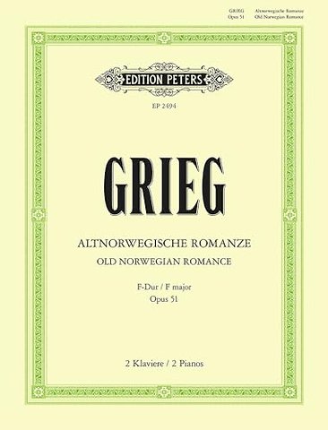 Old Norwegian Romance Op. 51 for two pianos