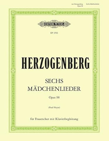 6 Madchenlieder op. 98