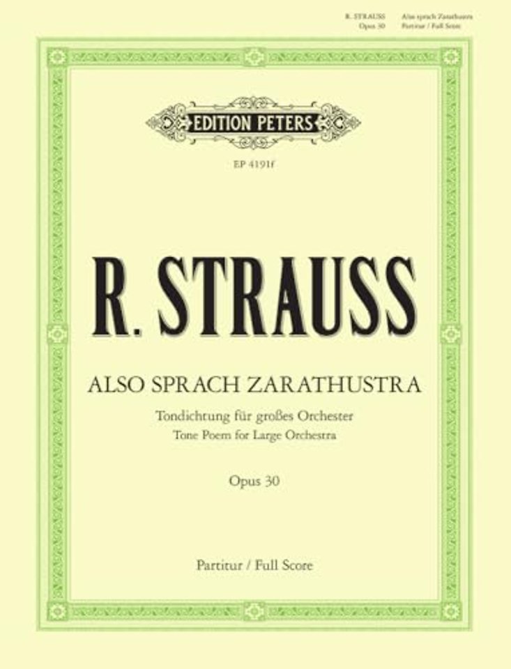 Also sprach Zarathustra Op.30 Full Score
