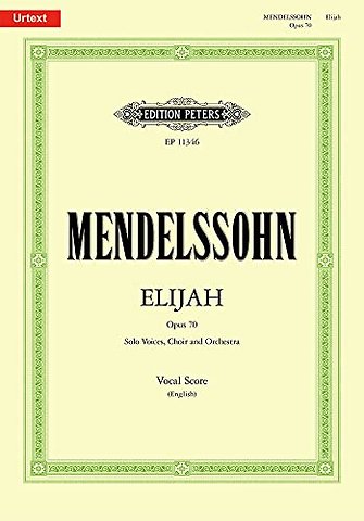 Elijah Op. 70 (Urtext) Vocal Score