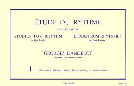 Etude Du Rythme Vol1