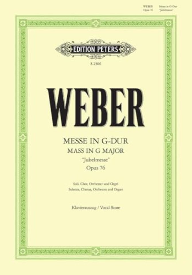 Mass in G (Jubelmesse) Op.76