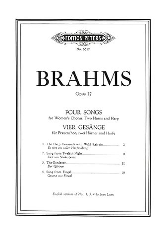 4 Choruses Op.17