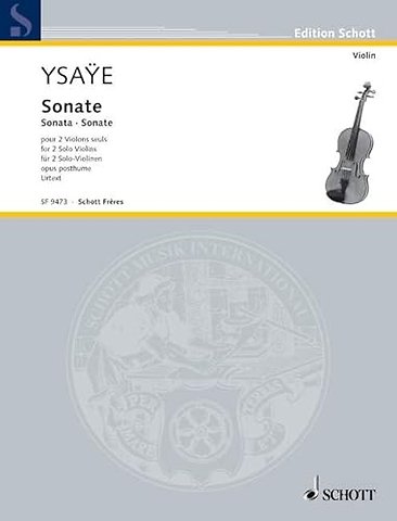 Sonate pour 2 violons seuls op. posthume