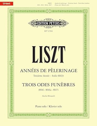 Annees de pelerinage: Troisieme Annee (Italie), Trois Odes funebres
