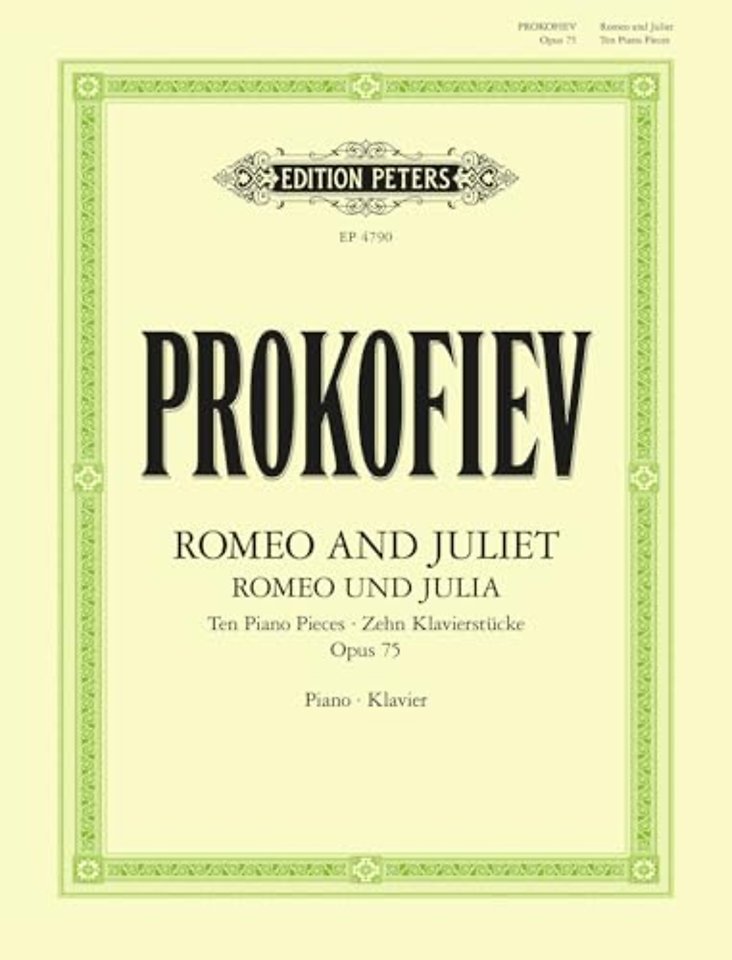 Romeo and Juliet: Ten Piano Pieces Op. 75