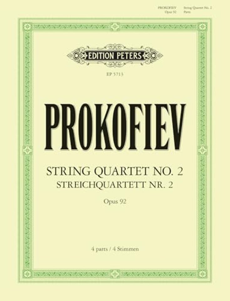 String Quartet No. 2 Op. 92 (Parts)