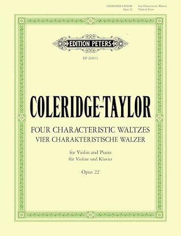 Four Characteristic Waltzes Op. 22