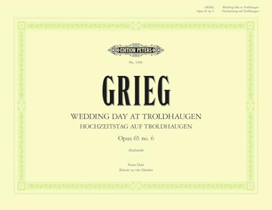 Hochzeitstag auf Troldhaugen