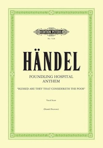 Foundling Hospital Anthem (Eng) (Urtext