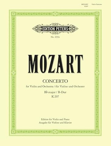 Concerto No. 1 in B flat K207
