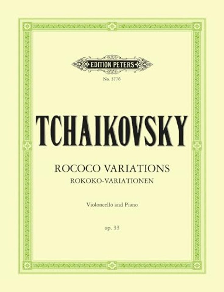 Variationen uber ein Rokoko-Thema op. 33